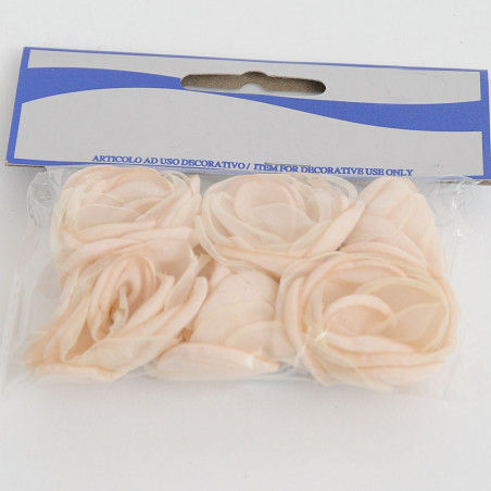 Roselline Organza Adesive crema