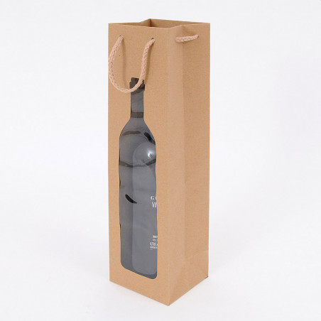 Borse Portabottiglie Vino Linea Bottle Avana 1