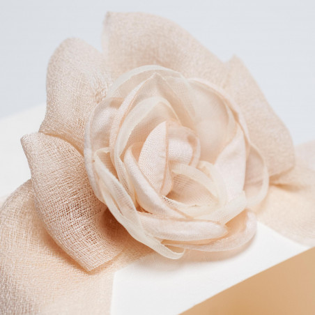 Roselline Organza Adesive crema