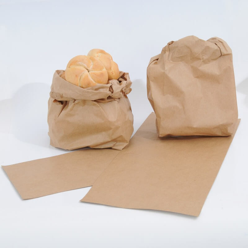 Sacchetti per alimenti in carta Kraft avana
