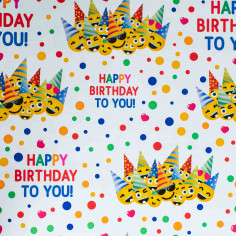Compra Carta da regalo colorata di buon compleanno - 1 foglio all'ingrosso