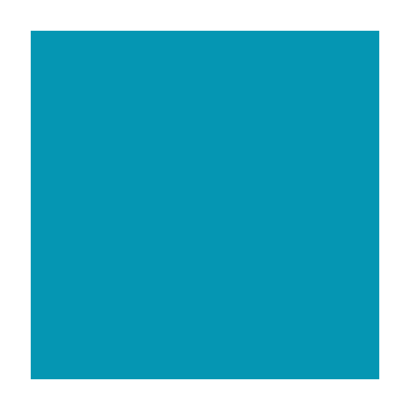 Fogli in Carta Velina Colorata - Cm 50x76 Confezione da 24 Fogli blu mare