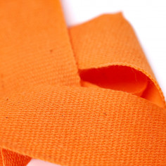 Nastro in Cotone Colorato arancione texture