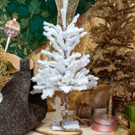 Albero Bianco Innevato