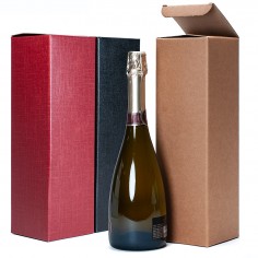 Scatole Portabottiglie di Vino per Champagne e Prosecco - Unità di Vendita da 10 Scatole