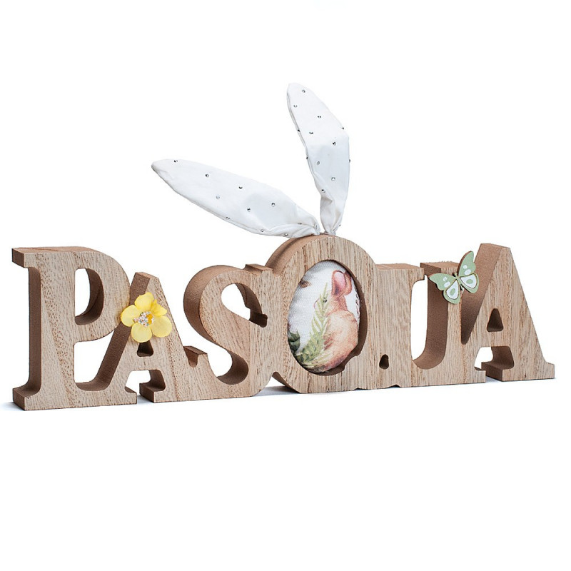 Scritta Buona Pasqua in Legno