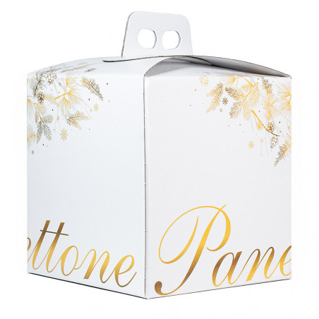 Scatole Porta Panettone - Quadrella Dolce Idea oro alto