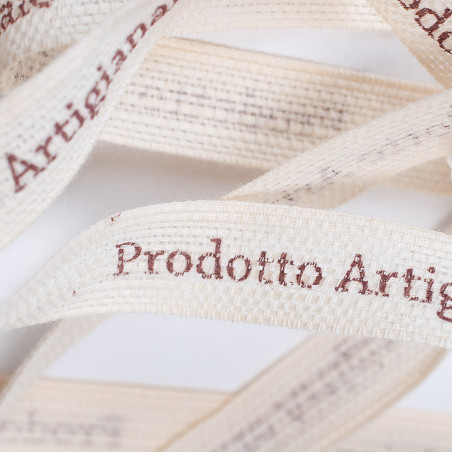 Nastro in Cotone con Stampa Prodotto Artigianale