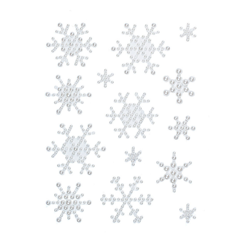 Sticker Morbido Fiocco di Neve Bianco