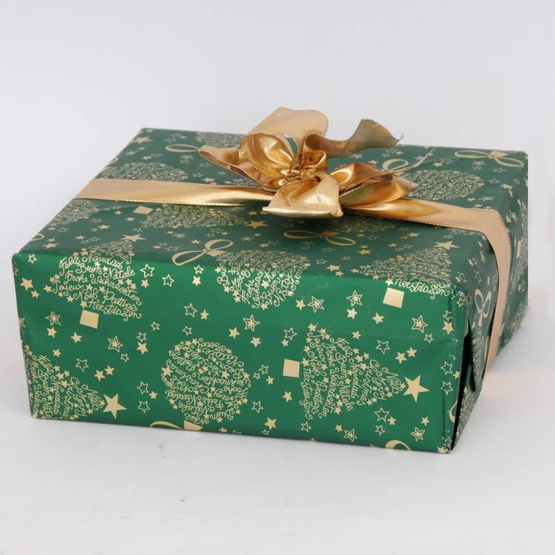 Carta da regalo Rotolo di carta da regalo di Natale Dimensioni: 70 x 50 cm,  4 diversi modelli per tutte le occasioni di compleanno 24X