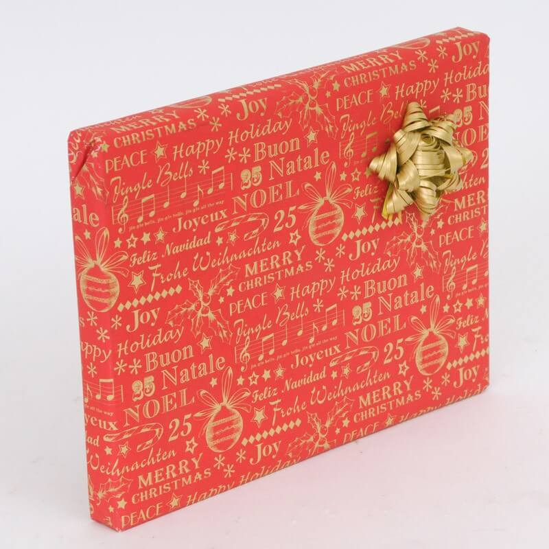 Foglio in Carta Regalo Sealing Fantasie Natale - Cm 70x100 - Unità di  Vendita da 25 Fogli