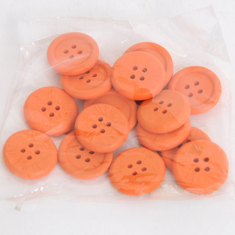 Bottoni di legno arancio